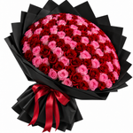 Load image into Gallery viewer, 101 Red & Pink Roses – One and Only