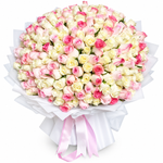 Load image into Gallery viewer, 201 Pink & White Roses – Grand Serenity
