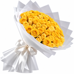Load image into Gallery viewer, 60 Yellow Roses – Golden Sunshine