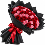 Load image into Gallery viewer, 75 Red & Pink Roses – Passionate Grace