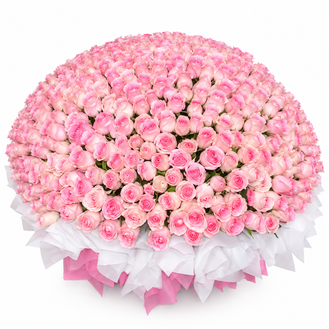 1001 Pink Roses – Infinite Devotion
