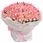 Load image into Gallery viewer, 250 Pink &amp; White Roses – Grand Devotion
