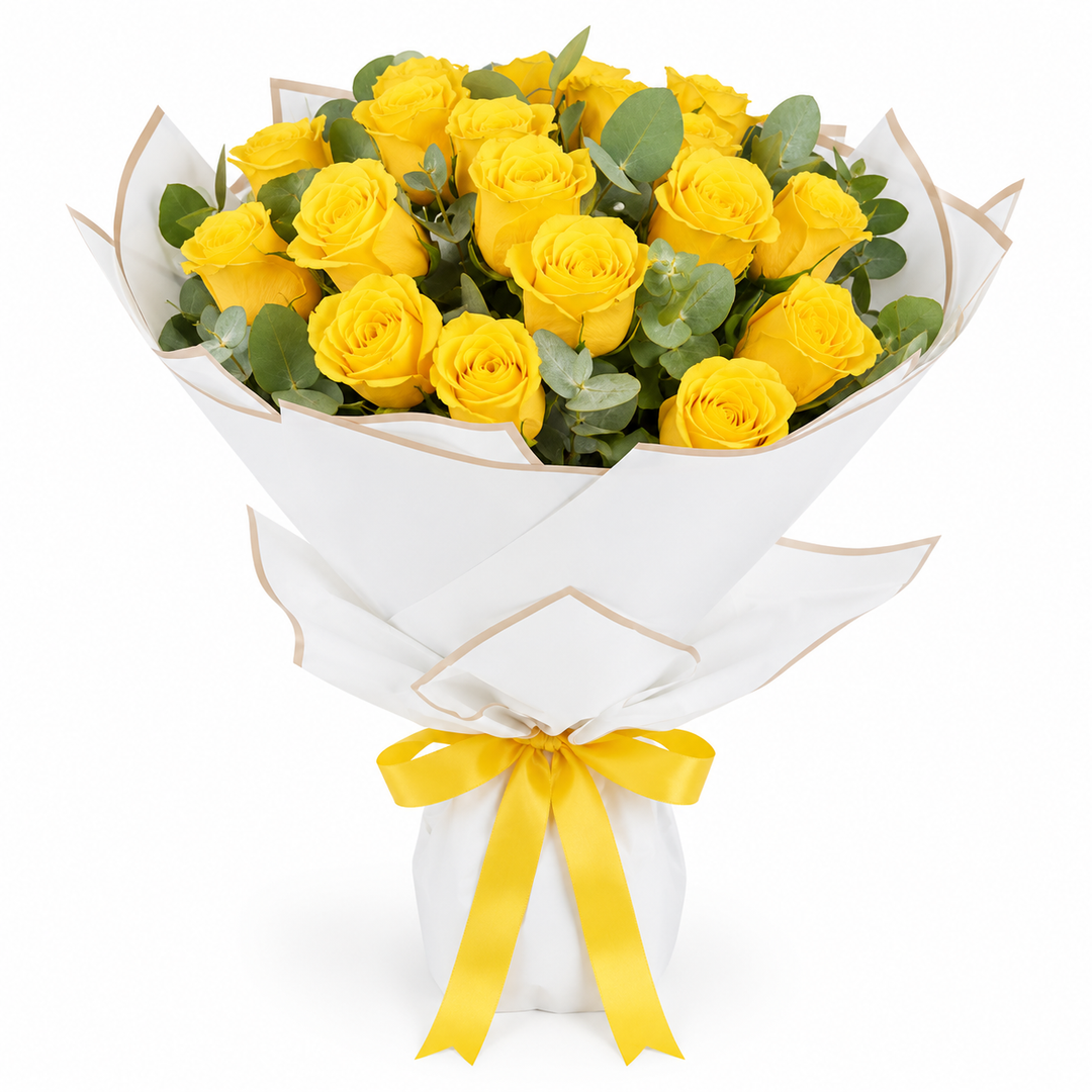 Golden Rose Bouquet