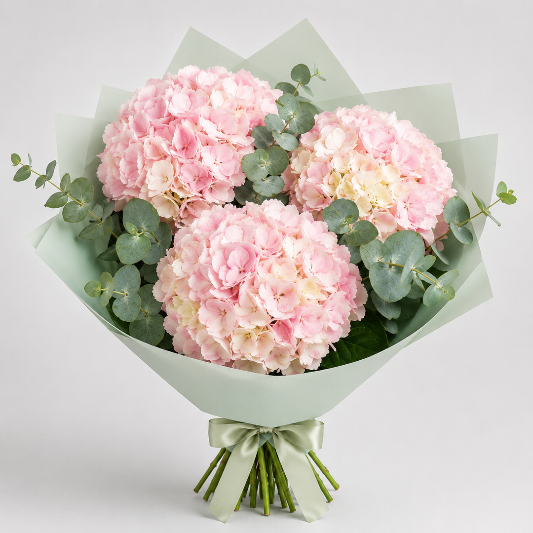 Pink Hydrangea Bouquet