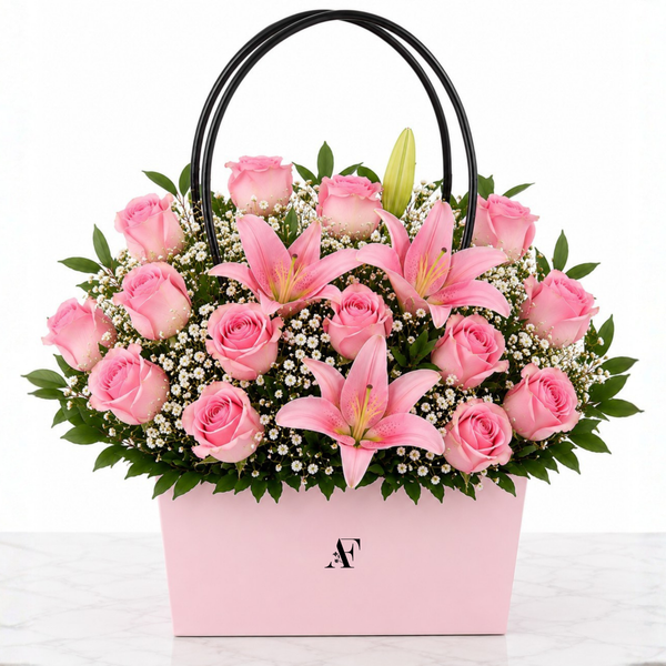 Pink Lily Bag