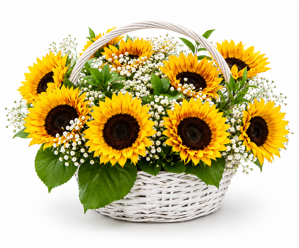 Sunflower Basket Delight