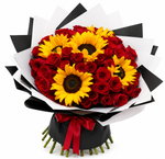 Load image into Gallery viewer, Sunflower Rose Bouquet